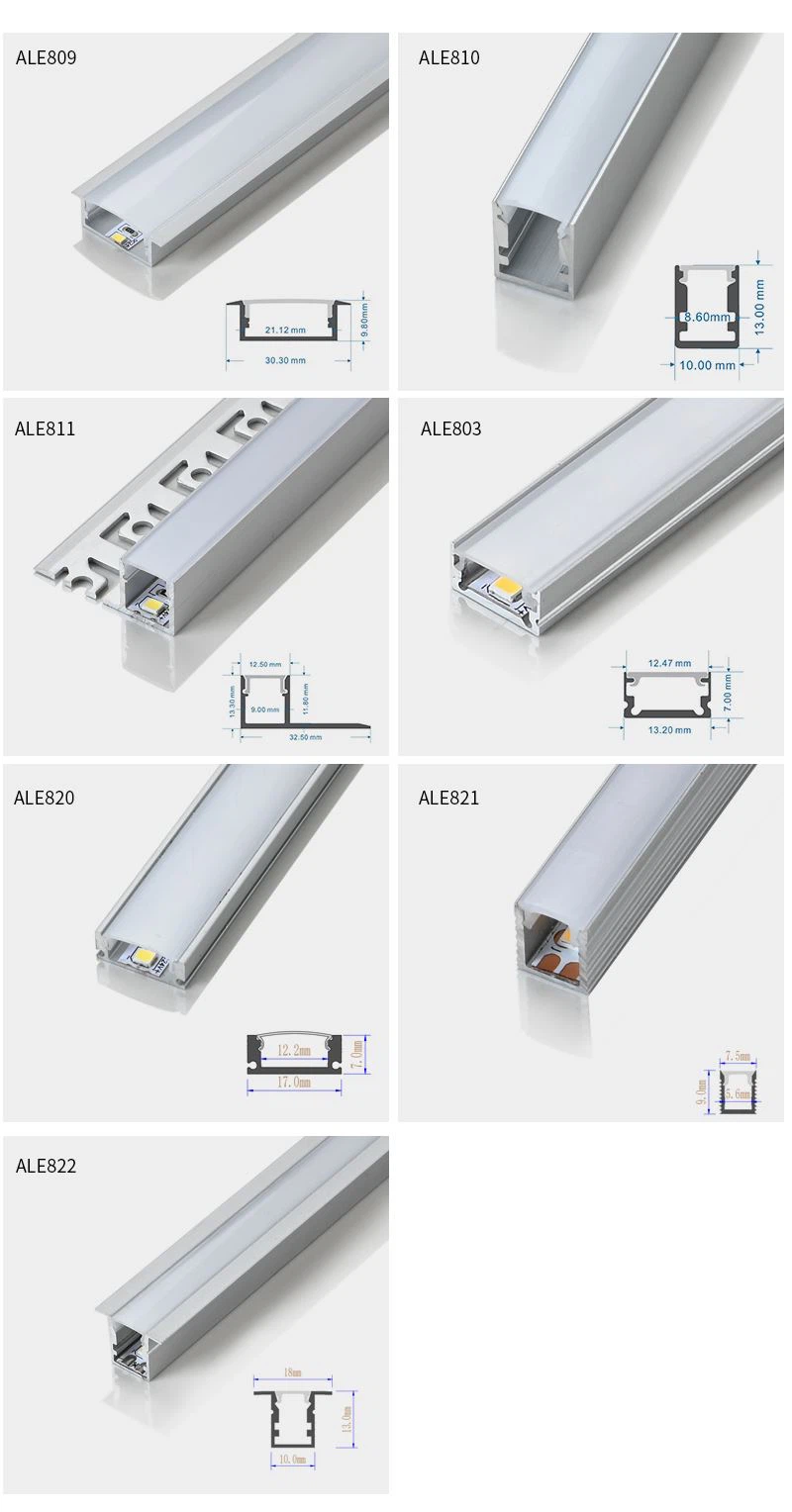3. strip light aluminium profile