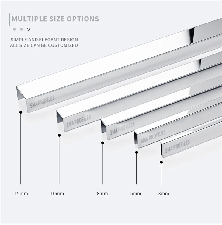 U Shape Steel Tile Trims